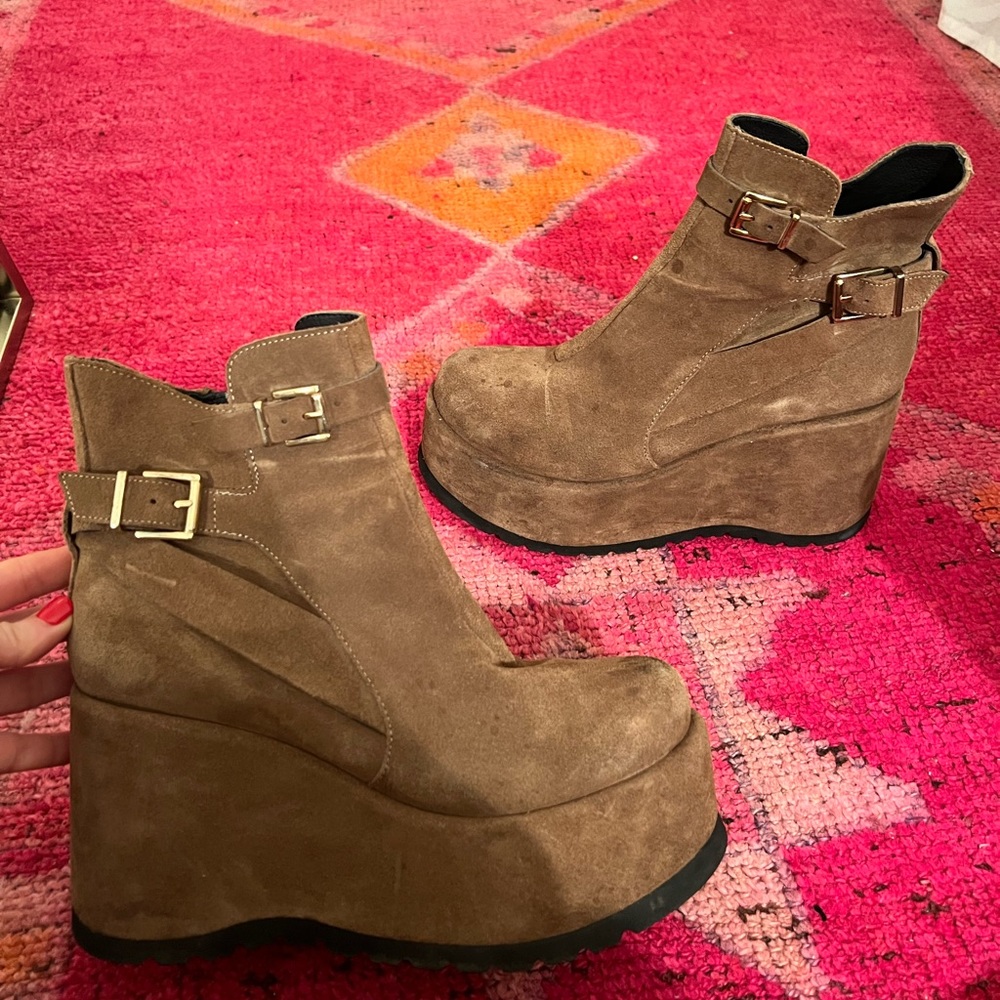 Free people wedge booties
